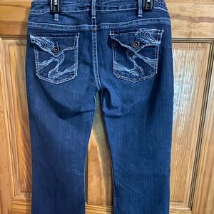 Silver Tuesday Flap Jeans